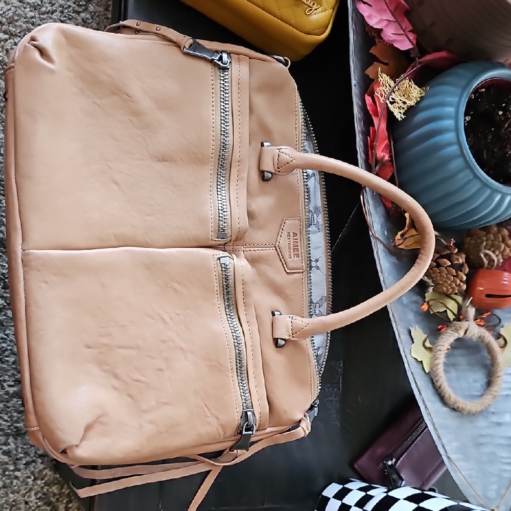 Aimee Kestenberg Tan Leather Tote